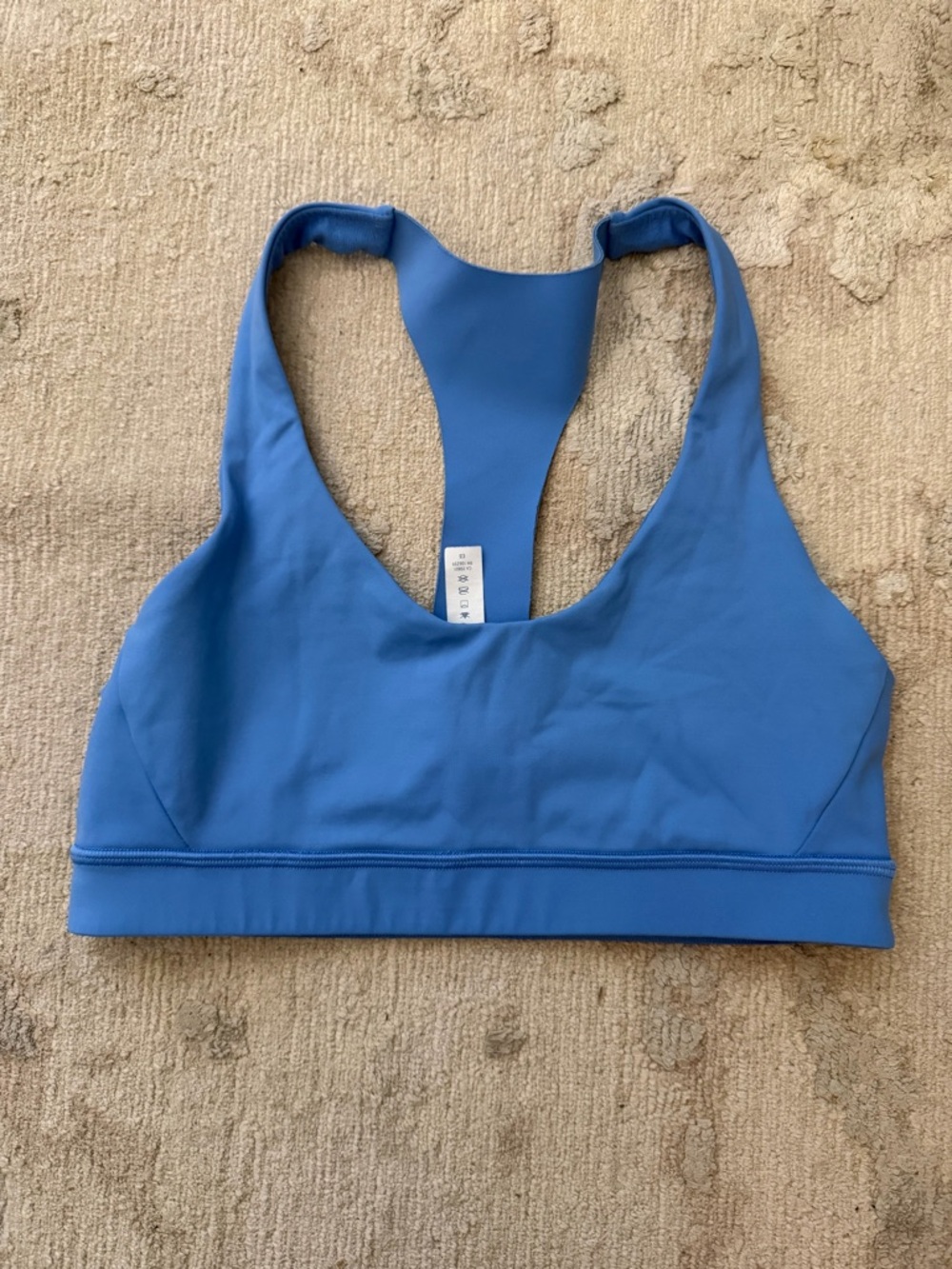 Lululemon women’s  Blue Racerback Sports Bra - size 8